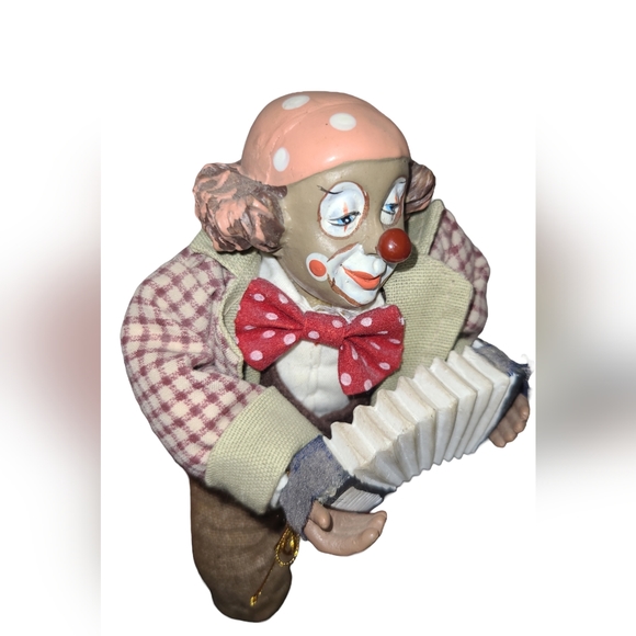 VINTAGE SHOW STOPPERS BLOOZE BROTHERS CLOWN COLLECTIBLE PORCELAIN HAND PAINTED - Picture 5 of 15